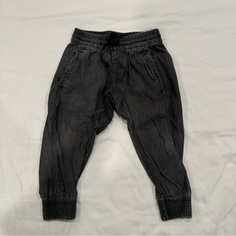 Munster Baby Boy Grey Denim Jogger - 2T